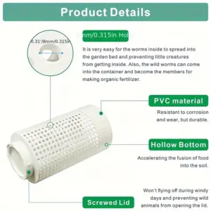 Compact Outdoor PVC Compost Bin for Gardens 11 S32b1f3543c83445da62a044e2dc909191