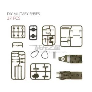 1:72 Scale WWII M3A1 Armored Vehicle Model 11 S32c2a37958984e77829bad8538ad0ac5E