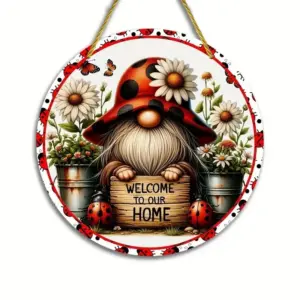 Rustic Aluminum Holiday Sign 8" Outdoor Decor 18 S32e08f23d504448db565860055b6c776o