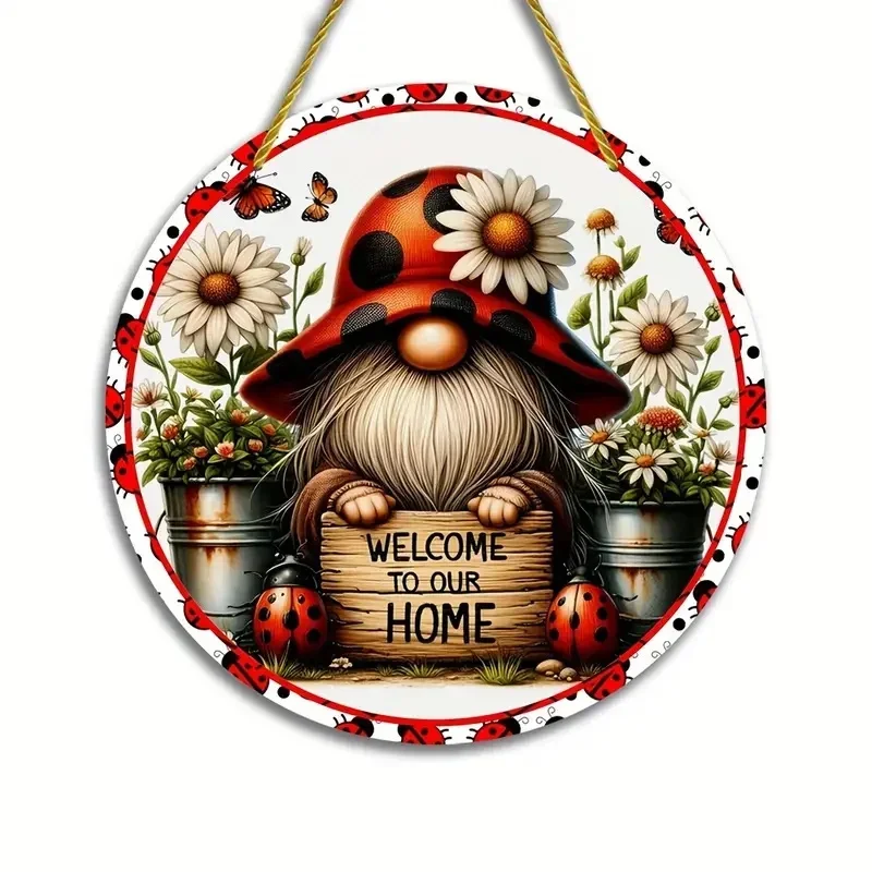 Rustic Aluminum Holiday Sign 8" Outdoor Decor 9 Rustic Aluminum Holiday Sign 8" Outdoor Decor - Image 9