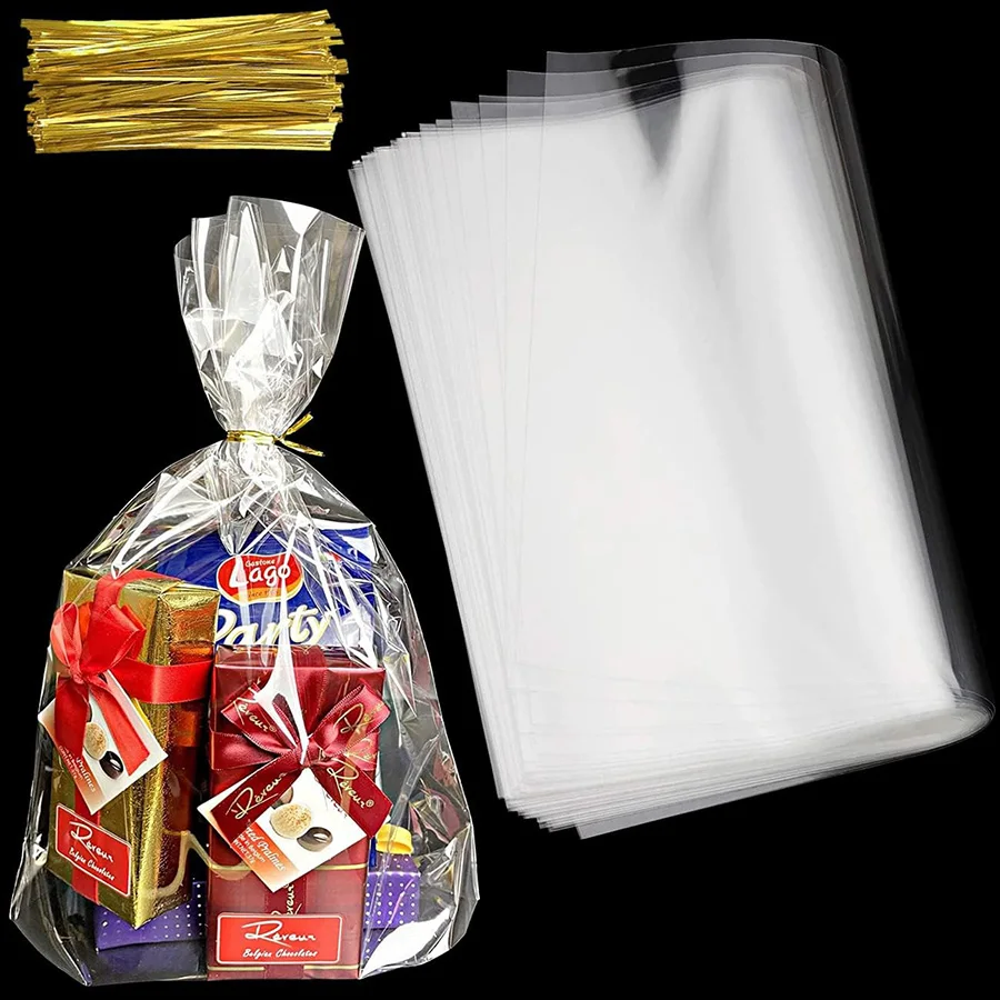 Transparent Gift & Candy Packaging Bags Set 1 Transparent Gift & Candy Packaging Bags Set