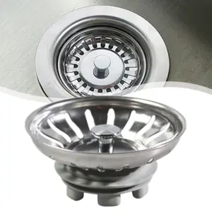 Stainless Steel Kitchen Sink Strainer 12 S32f0f0e622584682b423b4984dbff20cL