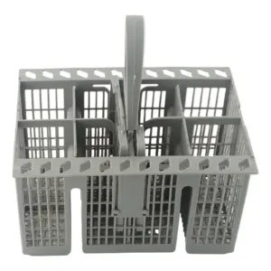 Gray Dishwasher Cutlery Basket for Multiple Models