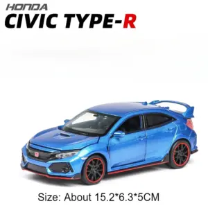 White 1:32 Honda Civic Type-R Diecast Model 18 S3312b03cfbc844e3a4a4c5a85d1389dfR