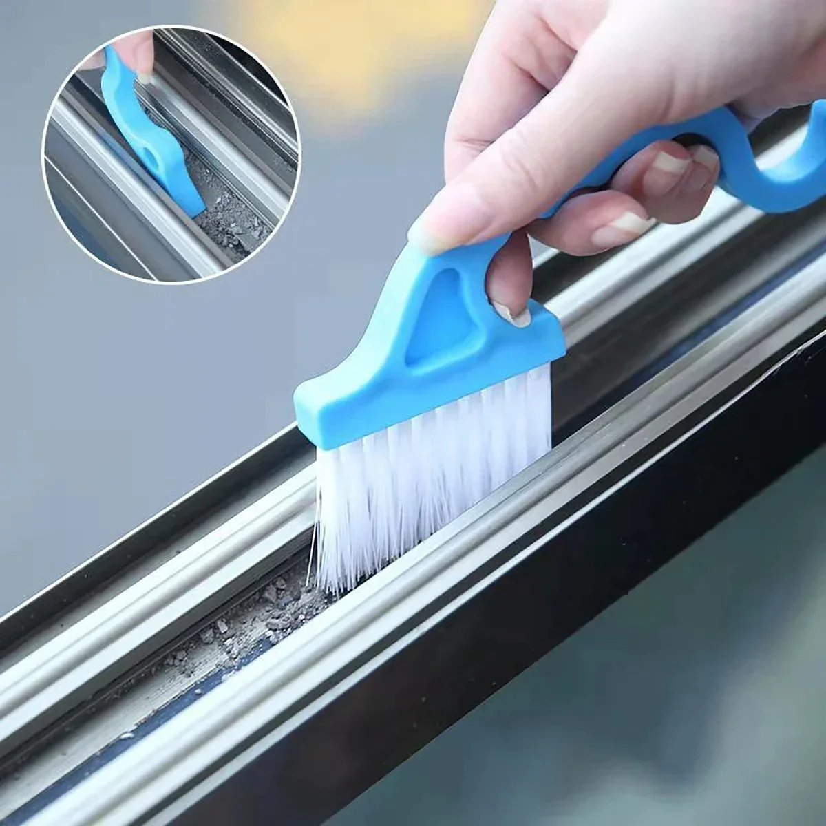 2-in-1 Window Groove Cleaning Brush 5 2-in-1 Window Groove Cleaning Brush - Image 5