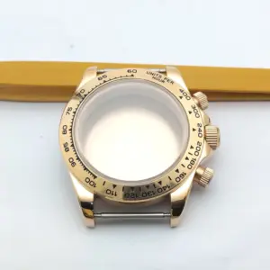 Stainless Steel Gold-Tone Watch Case 40mm
