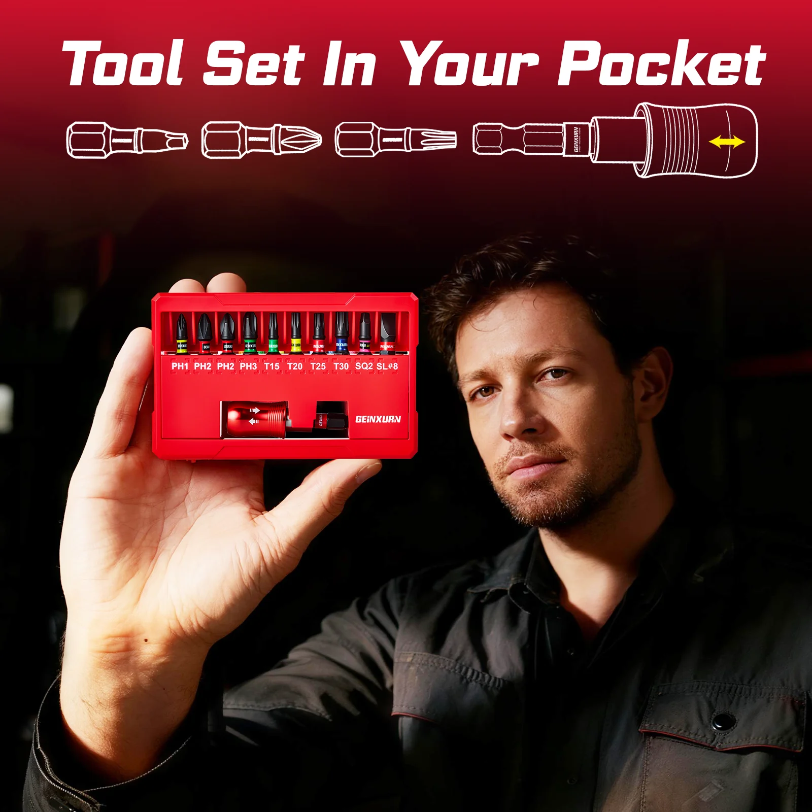 Impact Screwdriver Bits Set for Precision Work 6 Impact Screwdriver Bits Set for Precision Work - Image 6