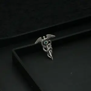 Vintage Snake Brooch with Wings 13 S333f752cce5a48dba09dba9a0ddbc2ddL 1