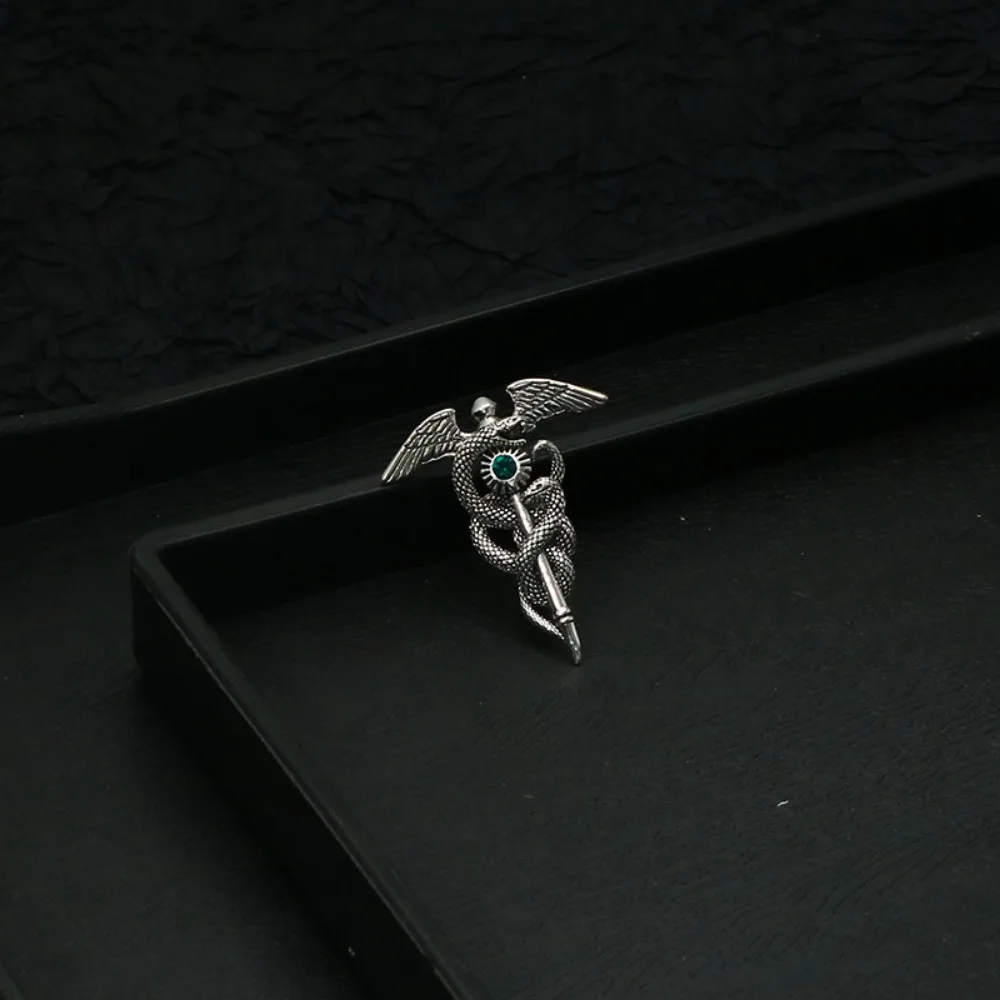 Vintage Snake Brooch with Wings 5 Vintage Snake Brooch with Wings - Image 5