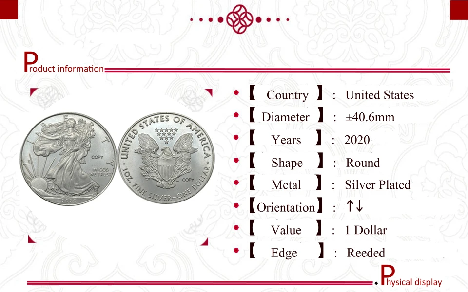 Liberty Eagle 2020 Replica Coin Collection 6 Liberty Eagle 2020 Replica Coin Collection - Image 6