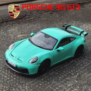 Porsche 911 GT3 RS 1:24 Die-Cast Model in Orange & Blue 10 S33c9e3d9daac43aea2417a5cca10becfr