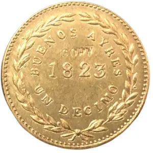 Vintage 1823 Buenos Aires Copper Coin Replica