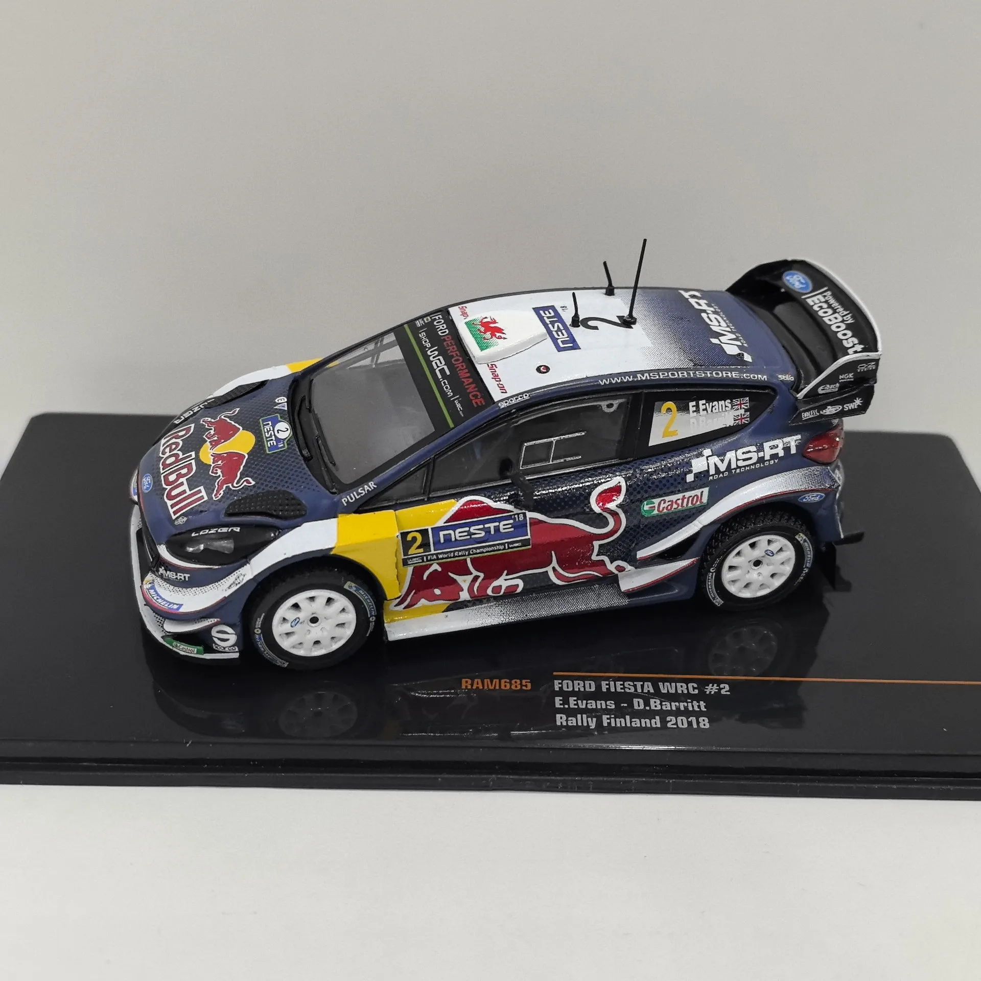 Ford Fiesta WRC #2 1:43 Diecast Model 2 Ford Fiesta WRC #2 1:43 Diecast Model - Image 2