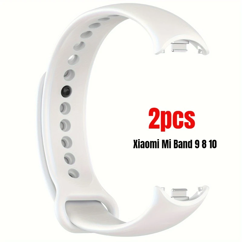 Silicone Replacement Strap for Xiaomi Mi Band 8/9/10 4 Silicone Replacement Strap for Xiaomi Mi Band 8/9/10 - Image 4