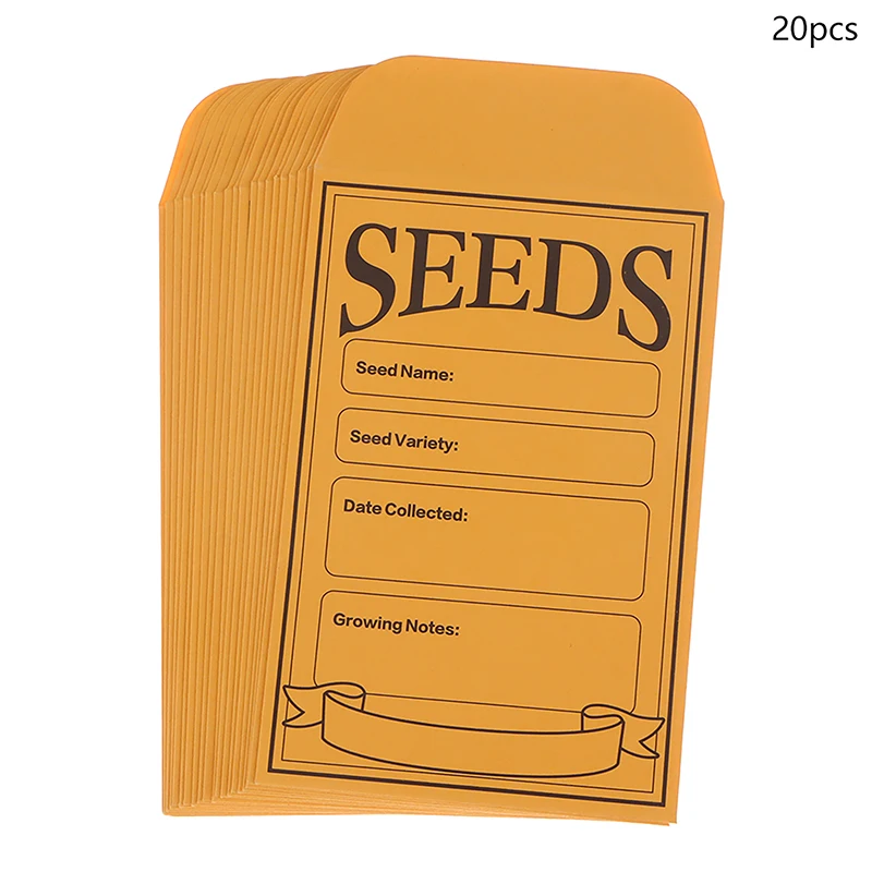 Eco-Friendly Kraft Seed Packets (20 Pack) 7 Eco-Friendly Kraft Seed Packets (20 Pack) - Image 7