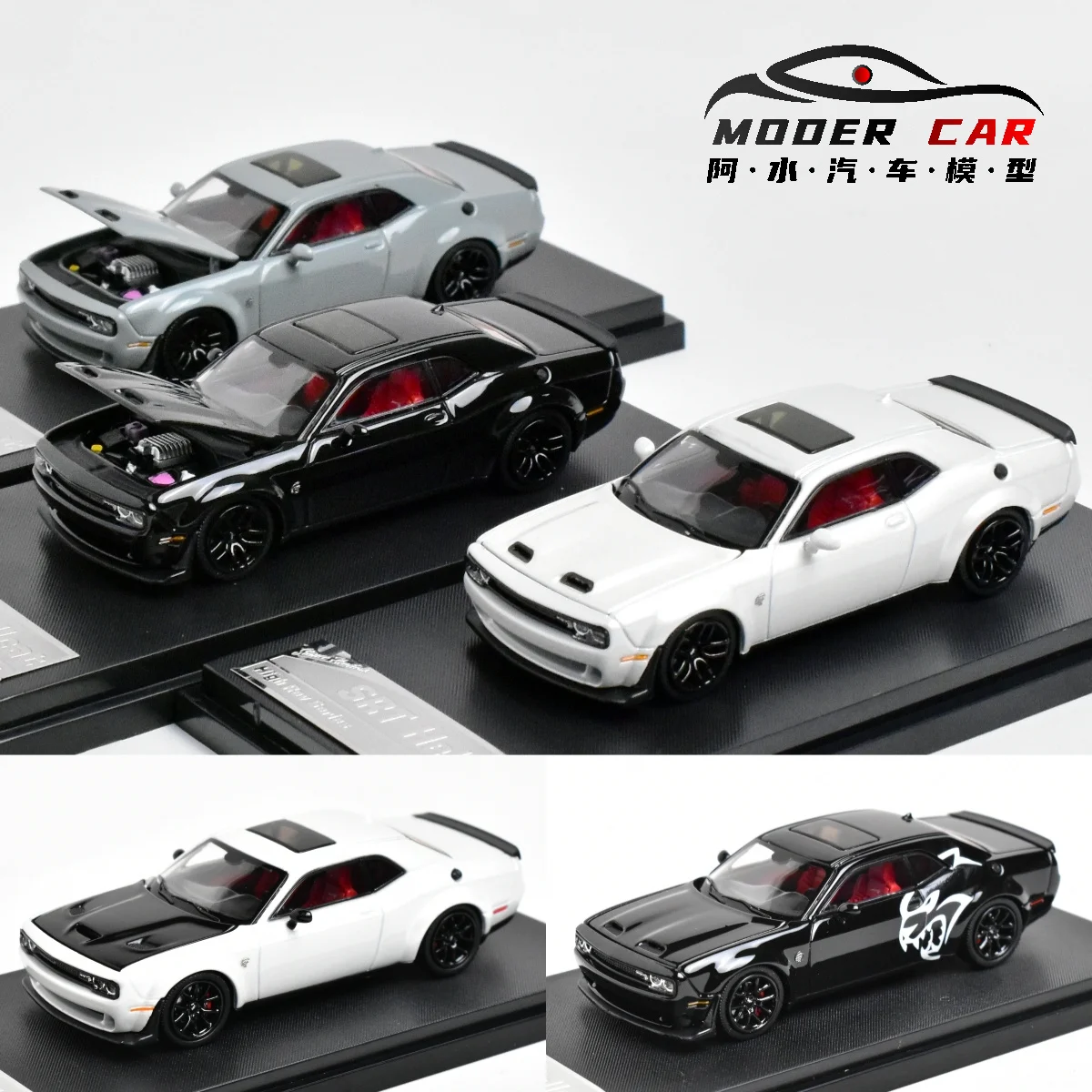 1:64 Dodge SRT Hellcat Diecast Model Car 2 1:64 Dodge SRT Hellcat Diecast Model Car - Image 2