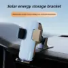 Solar Power Car Phone Holder with Wireless Charging