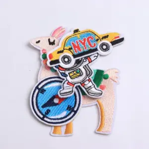 Taxi Compass Astronaut Embroidered Patch Set 11 S346783e9f0b34ffcbaffc2472250438dv