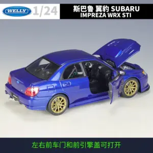 1:24 Subaru Impreza WRX STI Diecast Model 8 S3469f921687a4a818bbfbc7f5afb539ca