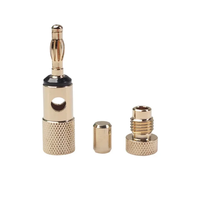 Gold-Plated Banana Plugs for Audio Systems 2 Gold-Plated Banana Plugs for Audio Systems - Image 2