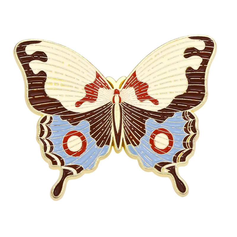 Fairy Butterfly Enamel Brooch with Moon Moth 9 Fairy Butterfly Enamel Brooch with Moon Moth - Image 9