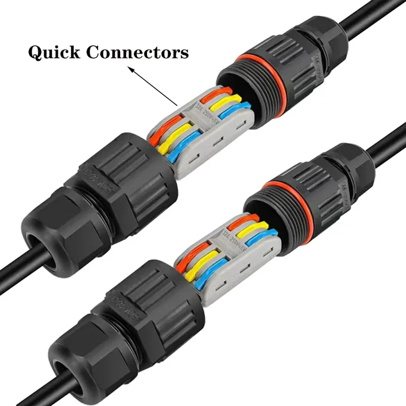 Outdoor Waterproof Wiring Connector IP68 32A 450V 6 Outdoor Waterproof Wiring Connector IP68 32A 450V - Image 6