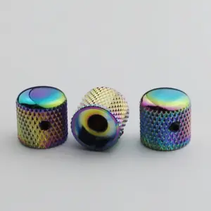 Rainbow Chameleon Copper Guitar Control Knob Set 8 S34b41a1853454723834a118ab9ce35c13