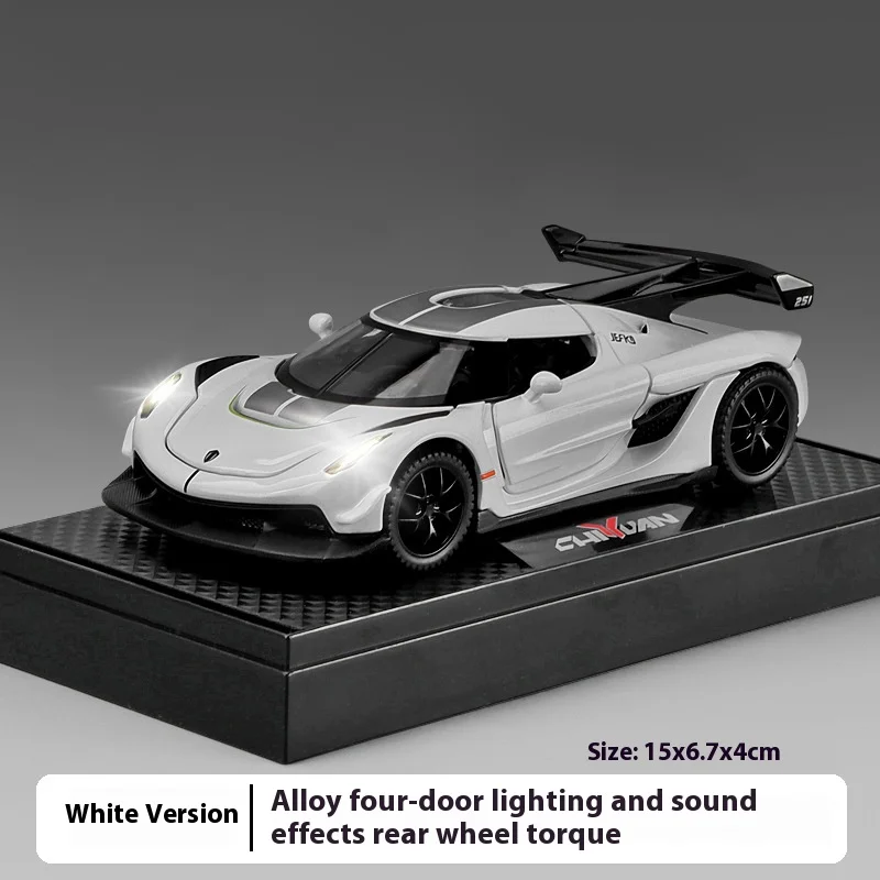 1/32 Black JESKO Die-Cast Model Car 7 1/32 Black JESKO Die-Cast Model Car - Image 7