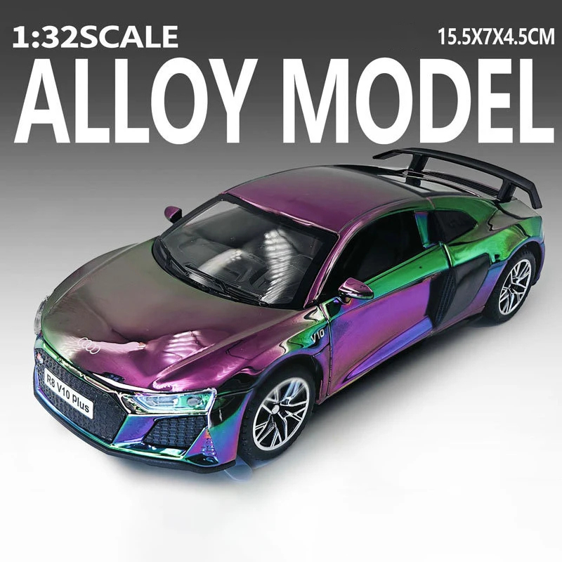 1:32 Scale Alloy Car Model RS6 and R8 10 1:32 Scale Alloy Car Model RS6 and R8 - Image 10