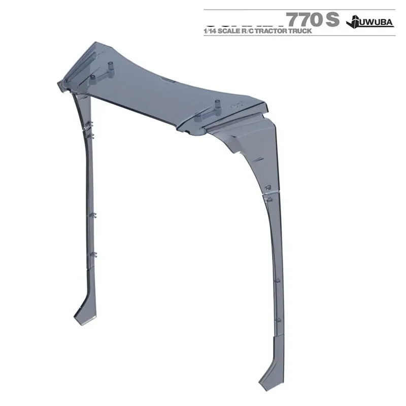 White Rear Wing Spoiler for Tamiya RC Trucks 4 White Rear Wing Spoiler for Tamiya RC Trucks - Image 4