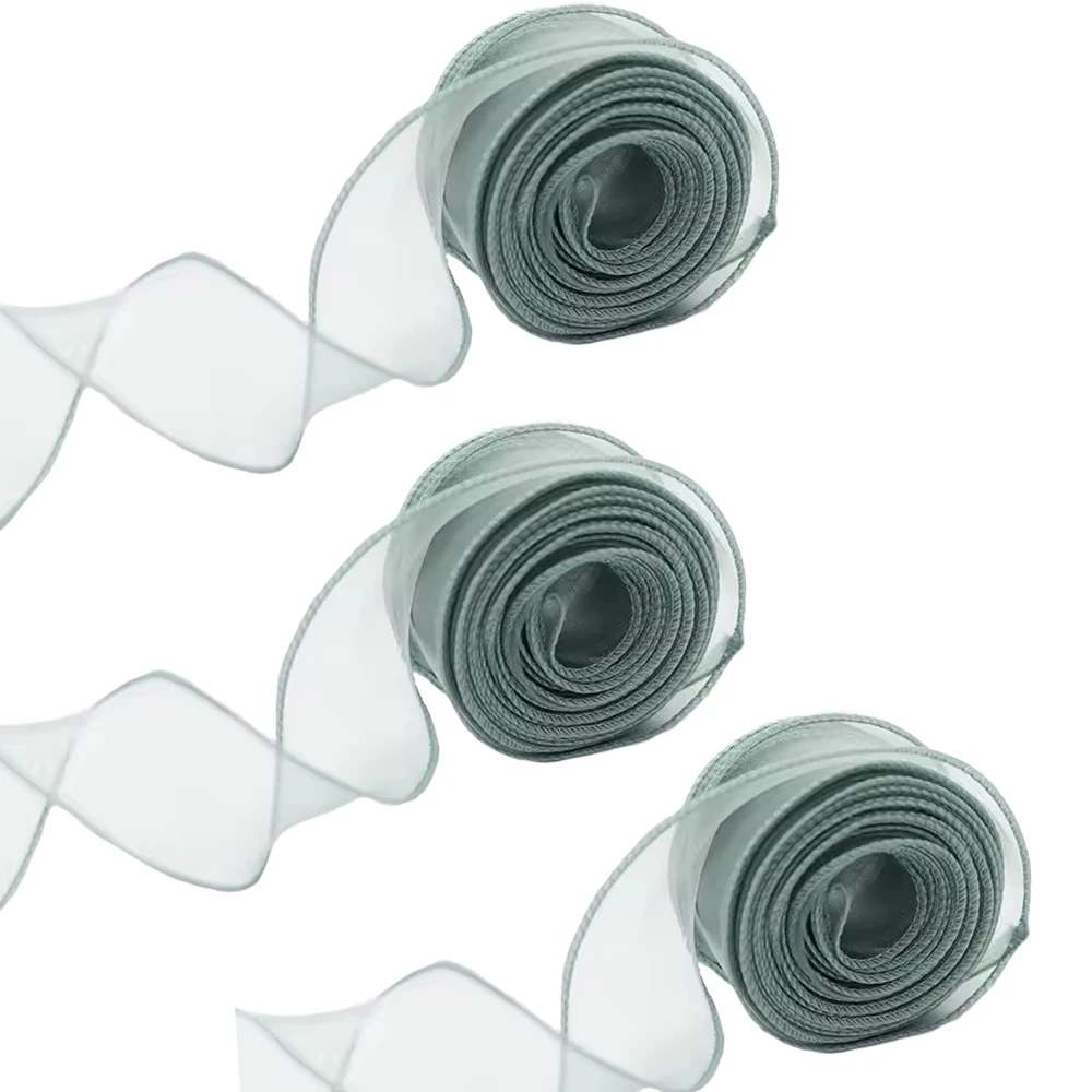 Pastel Silk Ribbon Crafting Set - 3 Rolls 7 Pastel Silk Ribbon Crafting Set - 3 Rolls - Image 7