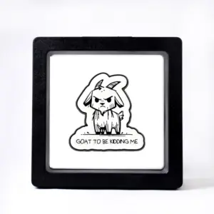 Playful Irritable Goat Brooch in Alloy 8 S3511d48a2e9f42a08682732a35cc15caq