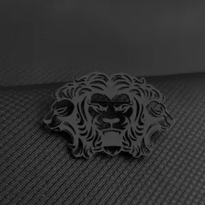 Three-Headed Lion Brooch in Alloy 10 S3516d57446b8410a946812efd3c8801cb