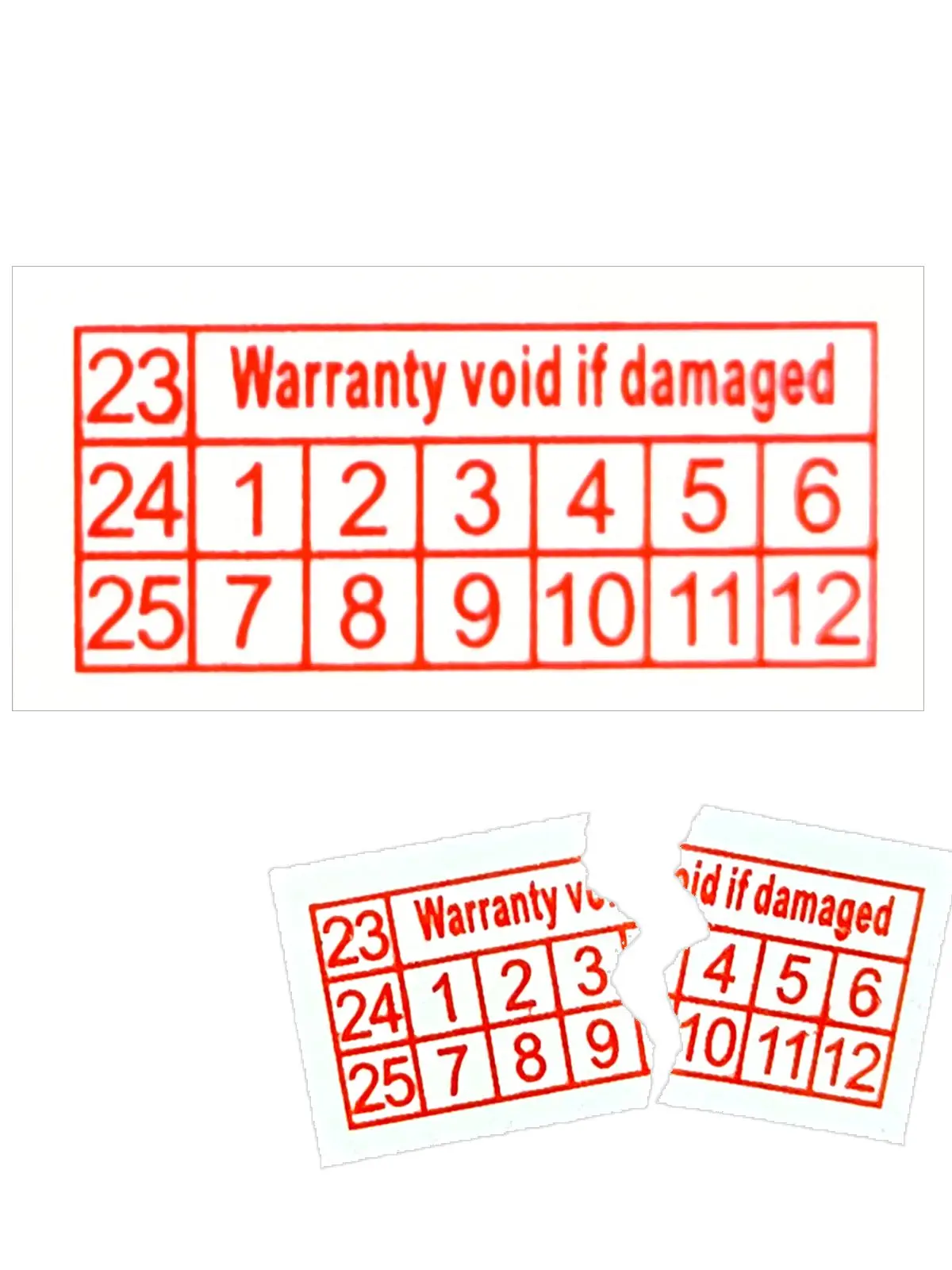 Warranty Security Stickers - 16x8mm Tamper-Evident 7 Warranty Security Stickers - 16x8mm Tamper-Evident - Image 7