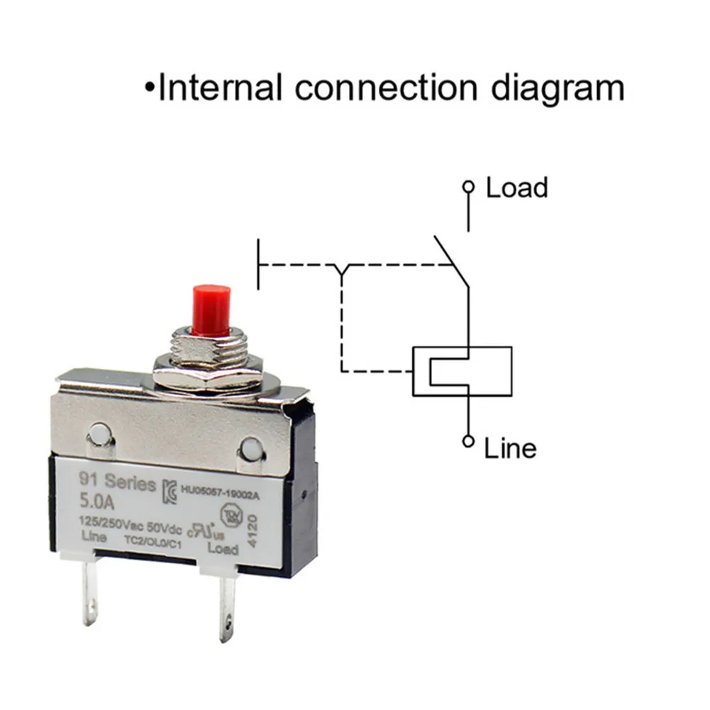 High-Current Thermal Circuit Breaker 0.5A-20A 4 High-Current Thermal Circuit Breaker 0.5A-20A - Image 4