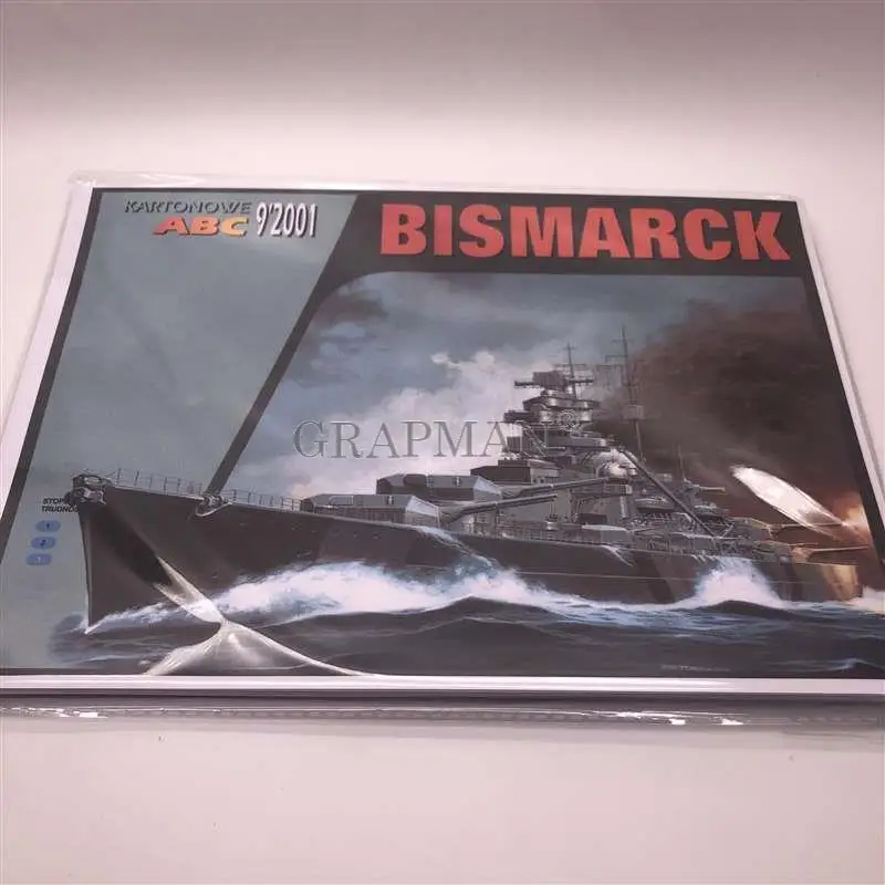 WWII German Battleship Paper Model 1/280 7 WWII German Battleship Paper Model 1/280 - Image 7