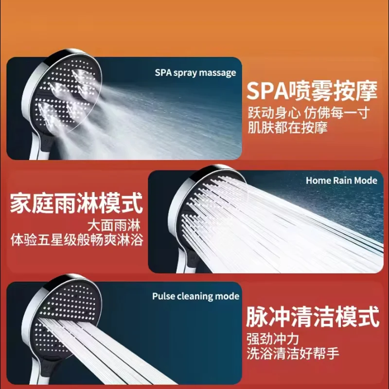 High-Pressure 15cm Handheld Shower Head 6 High-Pressure 15cm Handheld Shower Head - Image 6