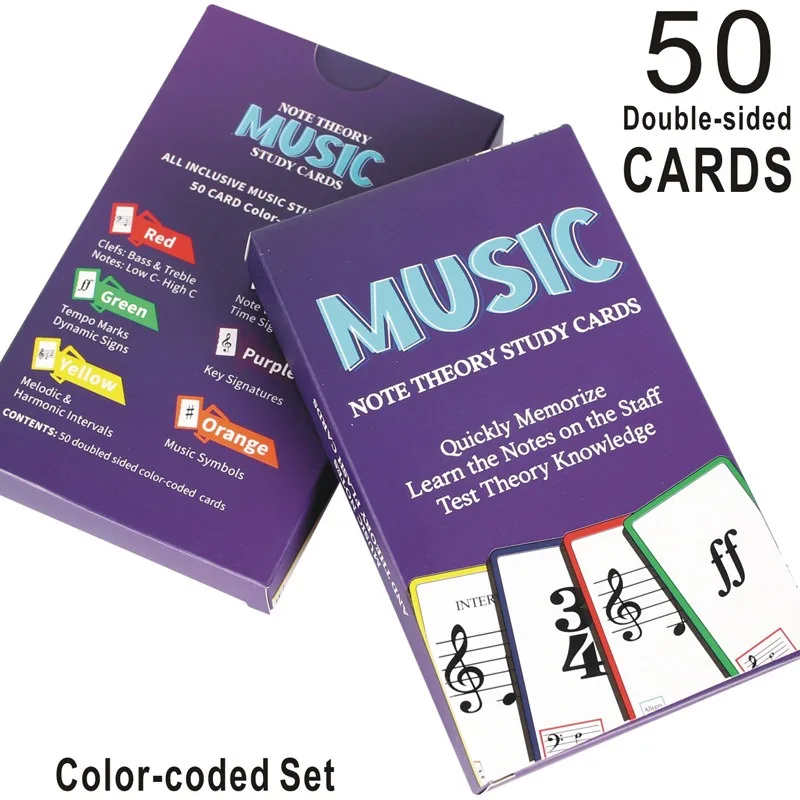 Music Flash Cards Set for Beginners 2 Music Flash Cards Set for Beginners - Image 2