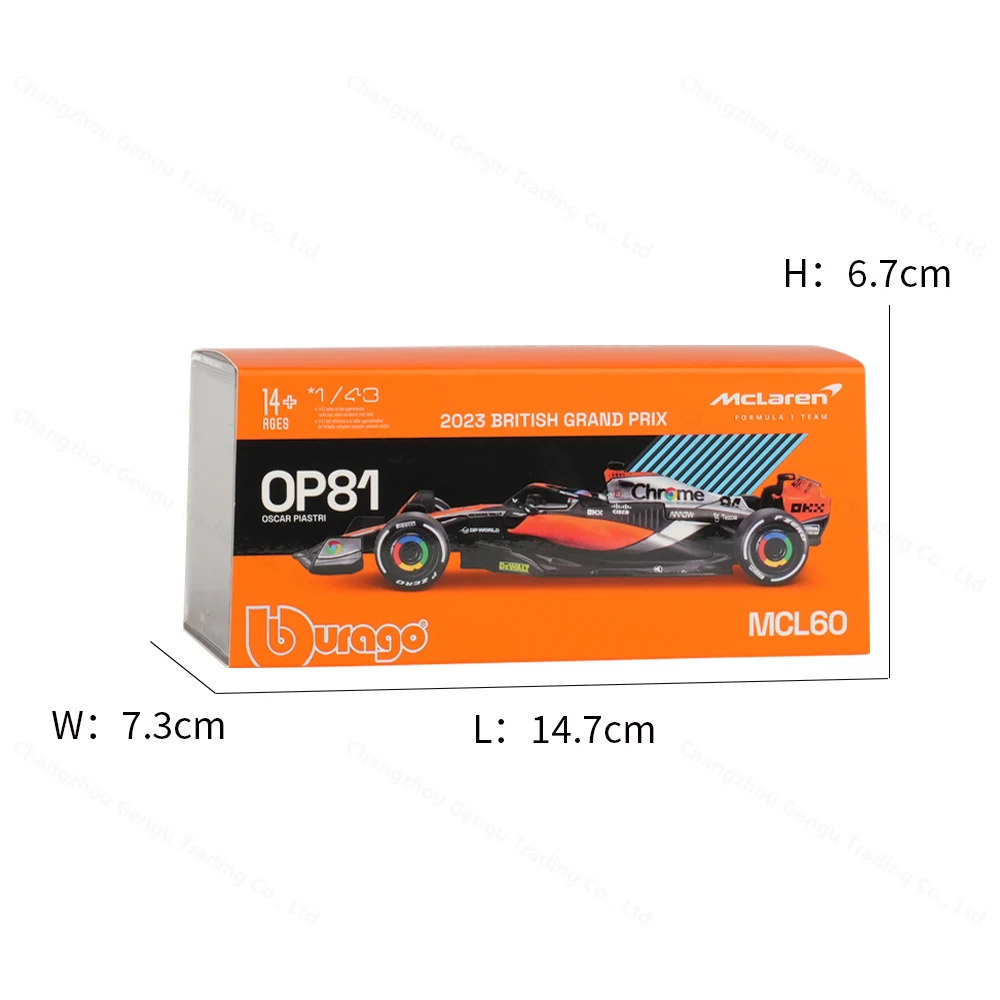 1:43 McLaren MCL60 F1 Diecast Model Collection 3 1:43 McLaren MCL60 F1 Diecast Model Collection - Image 3