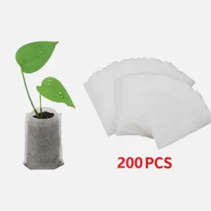 Eco-Friendly White Seed Nursery Bags Set of 200