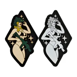Tactical Sexy Girl 3D PVC Rubber Patch