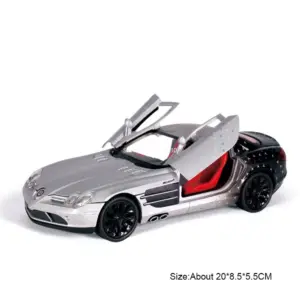 1:24 Scale Sports Car Model with Sound and Lights 16 S3645a20b4b124c2c976578227a2736a69