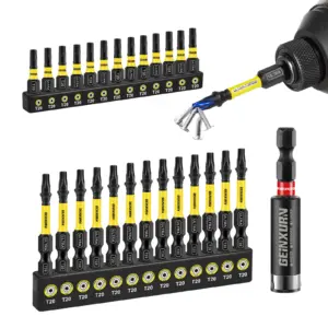 Heavy-Duty Impact Screwdriver Bits Set 20-29 Pieces