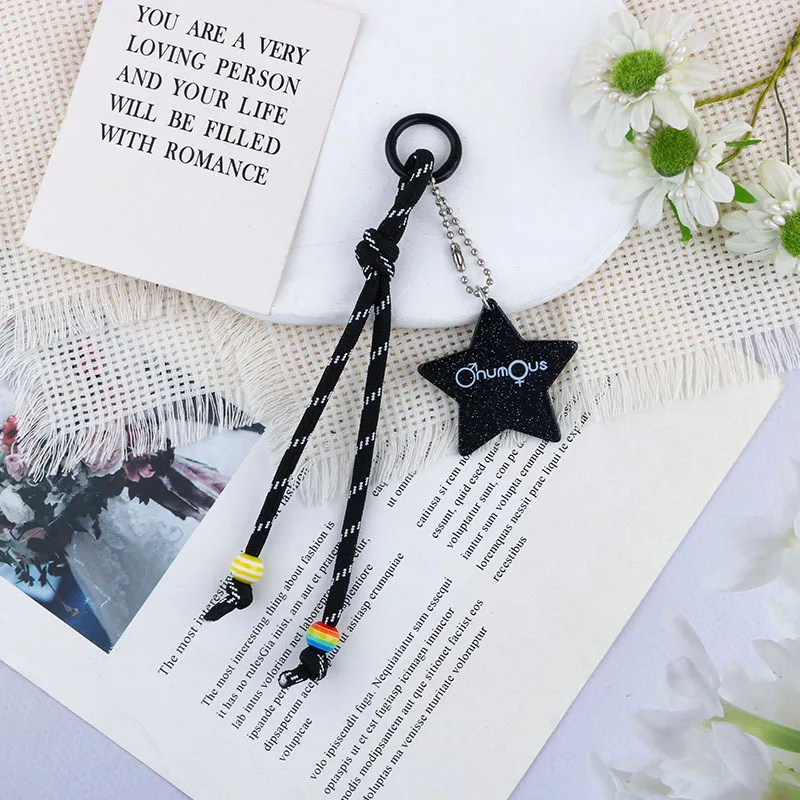 Colorful Glitter Star Keychain in Zinc Alloy 9 Colorful Glitter Star Keychain in Zinc Alloy - Image 9