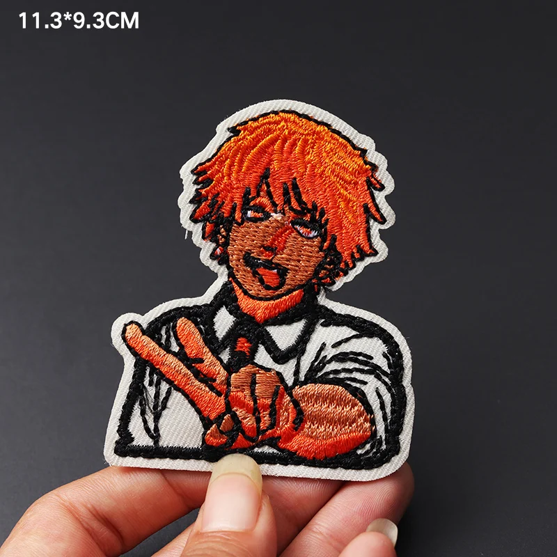 Chainsaw Man Embroidered Iron-On Patch 5 Chainsaw Man Embroidered Iron-On Patch - Image 5