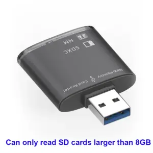Premium USB 3.0 Dual Card Reader for SD/HD/MN 12 S36c7c53d48634d67977d695729535da1S