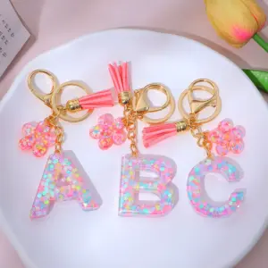 Holographic Initial Keychain for Women 11 S36d8d9bbbbe641a8a33065fdad2d9b61p