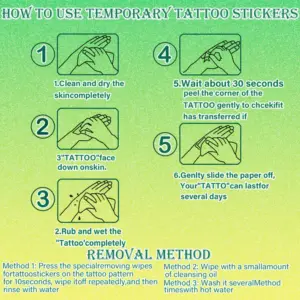 Vibrant Cartoon Bee Waterproof Temporary Tattoos 12 S36dd71785251412d8fdffd57c588d8998