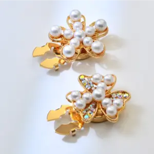 Vintage Pearl Rhinestone Flower Button for Jackets 13 S37092c13d3e348fe844ebb20312a0863Y