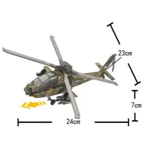 AH-64 Helicopter Model Kit in 1:72 Scale 8 S370aafe64f0d4613948aaad2f2cd1de6z